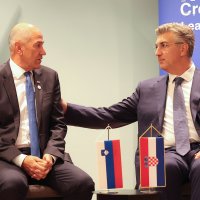 Andrej Plenković i Janez Janša
