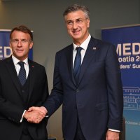 Emmanuel Macron stigao u Split