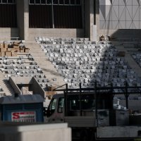 Zagreb: Počelo postavljanje stolica na sjevernoj tribini stadiona u Kranjčevićevoj
