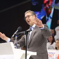 Aleksandar Vučić na skupu u Zaječaru