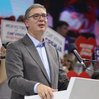 Aleksandar Vučić na skupu u Zaječaru