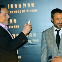 Jon Favreau i Robert Downey Jr.