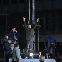 Slavlje građana na Trgu Republike u Beogradu