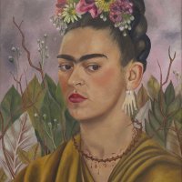 Frida Kahlo, Autorretrato dedicado al Dr. Eloesser (Self-Portrait Dedicated to Dr. Eloesser)