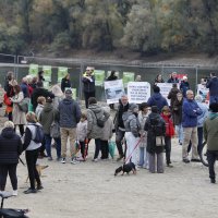 Građanska inicijativa 'Za zeleni Pampas' organizirala je prosvjed u Osijeku