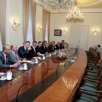 Premijer Zoran Milanović sa šefovima klubova parlamentarnih stranaka dogovara raskid arbitraže sa Slovenijom (2)