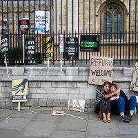 Prosvjedi potpore izbjeglicama po Europi 02