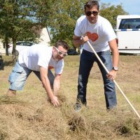 Glumci Hrvoje Kečkeš i Robert Kurbaša