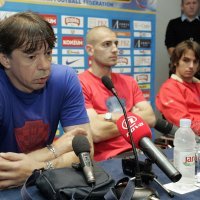 Nikola Jurčević, Mladen Petrić i Niko Kranjčar, presica