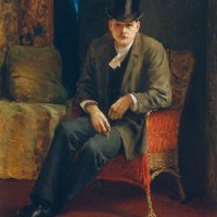 Autoportret sa cilindrom, 1892., Belvedere, Beč ©