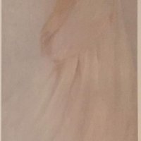 Bela Csikos Sesia, Djevojka u bijelom, oko 1900., privatno vl.