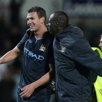 Edin Džeko i Mario Balotelli