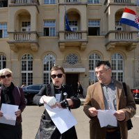 Čitanje poezije pred Ministarstvom kulture kao znak podrške Goranovom proljeću