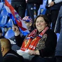 Hrvatski navijači na maksimirskom stadionu (2)