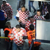 Hrvatski navijači na maksimirskom stadionu (4)