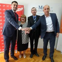 Davor Bernardić, Anka Mrak Taritaš, Saša Molan, Ivan Vrdoljak