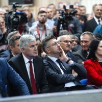 Andrej Plenković, Aleksandar Vučić , Dragan Čović i Delfina Bošnjak