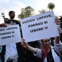 Prosvjed protiv Vučića u Beogradu