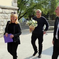 Sanja Doležal na vjenčanju
