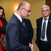 S Milijanom Brkićem lani na obilježavanju 26. obljetnice HDZ-a u Požegi