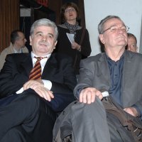 S Bosiljkom Mišetićem 2008. na predstavljanju knjige o Zlatku Sudcu autorice Dunje Ujević