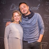 Bruno Šimleša sa suprugom Majom