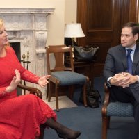Kolinda Grabar Kitarović i Marco Rubio