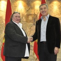 Gerard Depardieu i Milo Đukanović