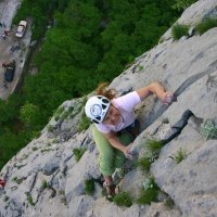 Sunčica Hrašćanec na Big Wall Speed Climbing natjecanju u Paklenici