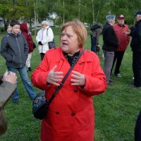 Anka Mrak Taritaš na prosvjedu