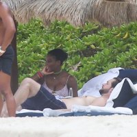 Serena Williams i Alexis Ohanian na plaži