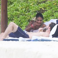 Serena Williams i Alexis Ohanian na plaži