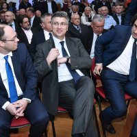 Davor Ivo Stier, Andrej Plenković i Milijan Brkić