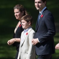 Justin Trudeau sa suprugom Sophie i sinom Xavierom Jamesom