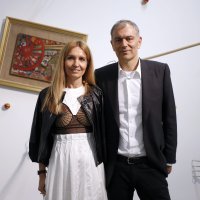 Emil Tedeschi sa suprugom