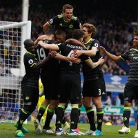 Slavlje Chelsea nakon pobjede protiv Evertona