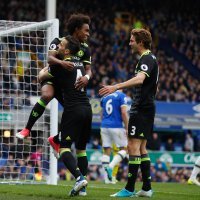 Slavlje Chelsea nakon pobjede protiv Evertona