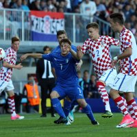 Hrvatska - Italija (U-17,  Elia Visconti, Filip Hlevnjak)