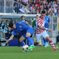 Hrvatska nogometna repreprezentacija U-17 ( Hrvatska - Italija) Matteo Anzolin, Leon Kreković)