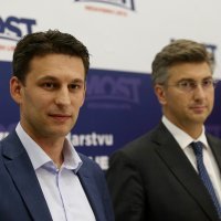 Božo Petrov i Andrej Plenković