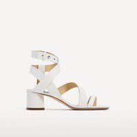 bijele sandale, Zara