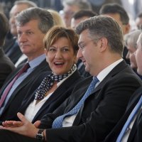 Martina Dalić i Andrej Plenković