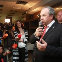 Split: Željko Kerum, kandidat za gradonačelnika, u svom izbornom stožeru