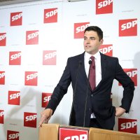Zagreb: U stožeru SDP-a Bernardić dao izjavu nakon prvih neslužbenih rezultata