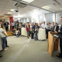 Zagreb: U stožeru SDP-a Bernardić dao izjavu nakon prvih neslužbenih rezultata