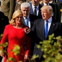 Kolinda Grabar Kitarović i Donald Trump