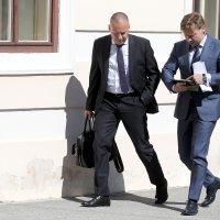 Maksim Poletaev, potpredsjednik Sberbanka, stigao na sastanak u Vladu