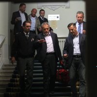 Privođenje u aferi Agram 2014., uz gradonačelnika Milana Bandića