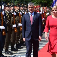Predsjednik Kosova Hashim Thaci u službenom posjetu je Hrvatskoj na poziv predsjednice Kolinde Grabar-Kitarović