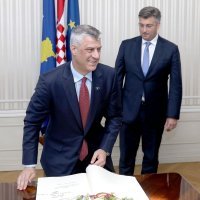 Andrej Plenković i Hashim Thaci